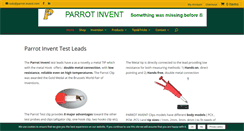 Desktop Screenshot of parrot-invent.com