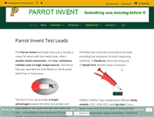 Tablet Screenshot of parrot-invent.com